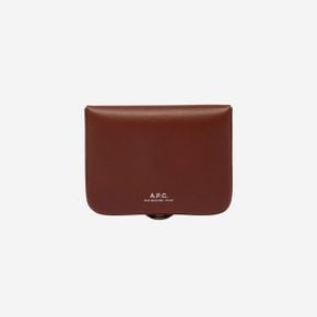 아페쎄 조쉬 코인 퍼스 넛 브라운 A.P.C. Josh Coin Purse Nut Brown