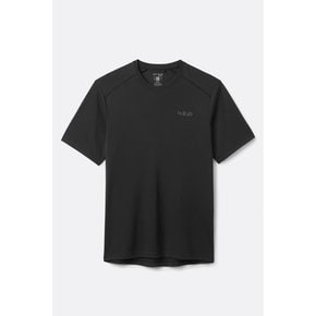 26SS 랩 반팔 티셔츠 QCC24BLK BLACK DOM