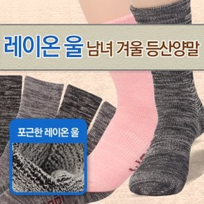 [Jamespresley] 남녀 겨울 레이온 울 등산양말 3매세트/방한양말/스포츠양말