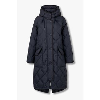 STUDIO TOMBOY 항아리 퀼팅 후디 경량 롱 다운점퍼 9195414025056