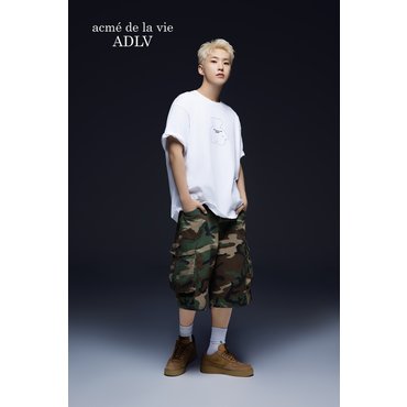 아크메드라비 로고-숏팬츠-카모플라주카고 CAMOUFLAGE CARGO POCKET SHORT PANTS