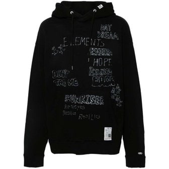 미하라야스히로 [미하라 야스히로] Hoodie J13HD722  BLACK 2871292