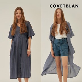 COVETBLAN   스트링 플레어 원피스V214MOP234W