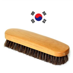 한국산 말털 구두솔 본 18cm/신발 브러쉬  먼지털이 (6931825)