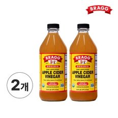 브래그 유기농 사과 식초 BRAGG 473ml 2개입