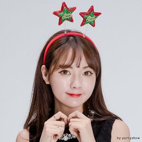 크리스마스머리띠(별) 크리스마스머리띠 단체선물