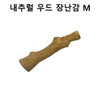  애견 나무 장난감 M 우드스틱 물고놀기 구강 덴탈