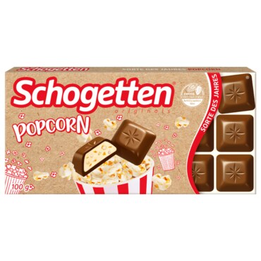  쇼게튼 Schogetten 밀크 초콜릿 팝콘 100g