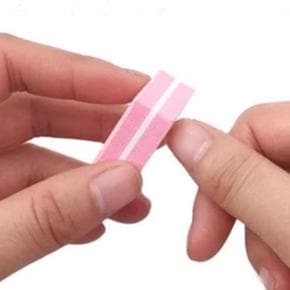 양면 사각 네일 우드 휴대용 손톱 샌딩 파일 버퍼