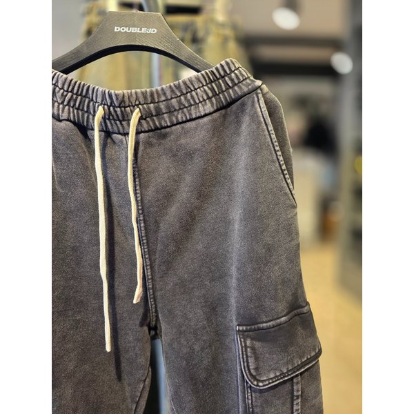 [시흥점] 피그먼트워싱 헤비쭈리 카고팬츠(남여공용)/JFZZ80A58BK