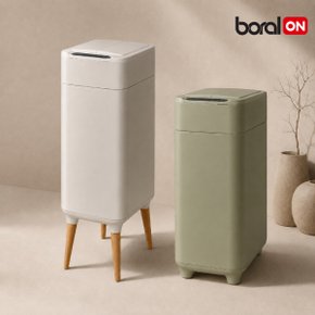 스마트 센서 인테리어 휴지통 BR-T100 자동 모션 밀폐 냄새차단 쓰레기통