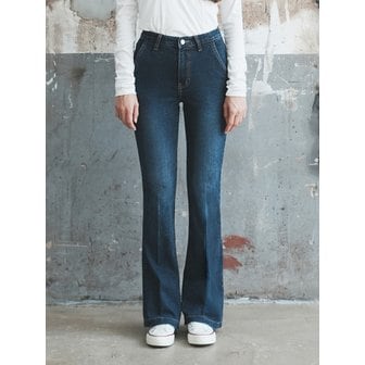 WAAR [-6cm 숏버전 추가] W1019 LESICK LONG BOOT CUT_DEEP BLUE