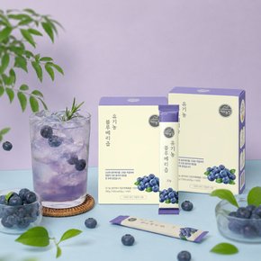 유기농 블루베리즙 NFC 100% 스틱 1박스 14포 착즙원액 퓨레 20g