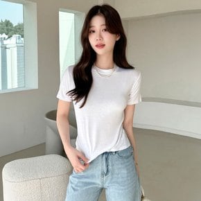 베이직 레이온 반팔 티셔츠_M2604TS032B