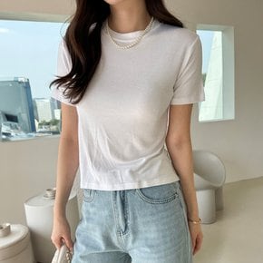 베이직 레이온 반팔 티셔츠_M2604TS032B