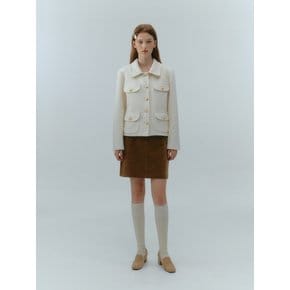 Tweed Jacket (Ivory)