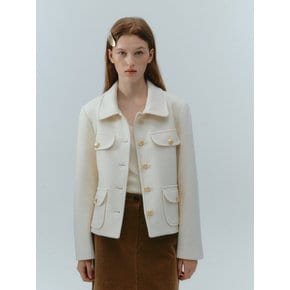 Tweed Jacket (Ivory)