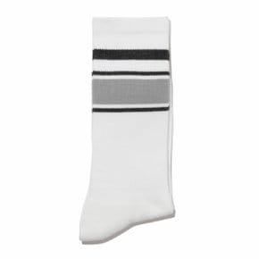 White Stripe Socks_CALAX25101WHX