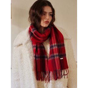 HOLIDAY CHECK MUFFLER_2COLORS_RED