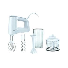 독일 브라운 믹서기 블렌더 Braun MultiMix 3 Hand Mixer 500 W White 1378404