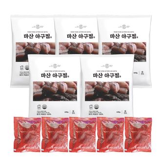 NS홈쇼핑 토니오 셰프의 마산 아구찜 5세트(아구찜용 아구 600gX5 +아구찜소스 100gX5)..[34289327]