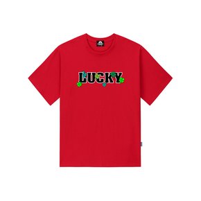 LUCKY CLOVER T-SHIRTS - RED