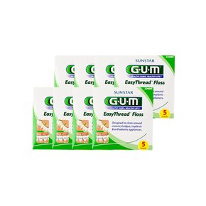 GUM 검 휴대용 교정 치실 5개입