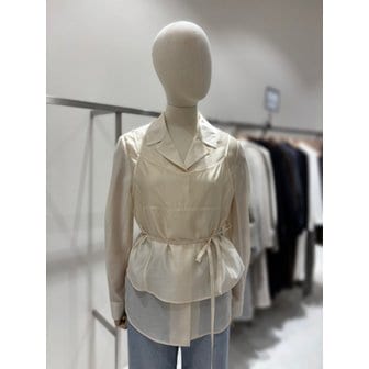 온앤온 [부산점] 뷔스티에 스트랩 블라우스 세트 (NJW6MB308)