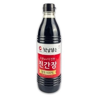  청정원 햇살담은 진간장 840ml -TJ 청정원 청정원간장 간장 진간장 조림 요리 소스 볶음요리