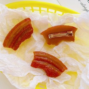 삼겹살 삔 유행음식 머리핀 쓸데 없는 웃긴 선물 쓸없선