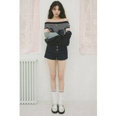 [장원영PICK] 여성 크롭 핫 팬츠 T32F1NEQ50TWT1 TOMMY JEANS