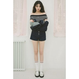 타미진스 [장원영PICK] 여성 크롭 핫 팬츠 T32F1NEQ50TWT1 TOMMY JEANS