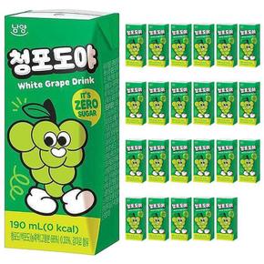 청포도야 제로 190ml x 24팩