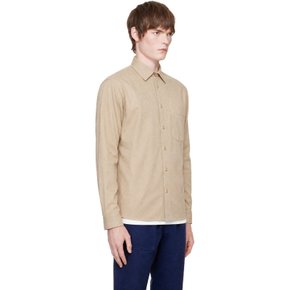 메르츠 비 슈바넨 베이지 코튼 트윌 셔츠 SHIRT01RT.161.3 161 light khaki