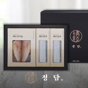 [SSG정담x본제주][제주 옥돔/갈치 혼합세트 3호(옥돔 3미 600g+갈치 2미 650g)