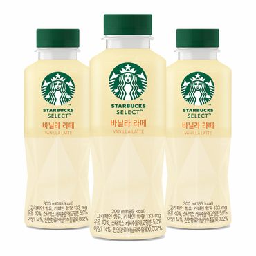 스타벅스 셀렉트 바닐라 라떼 300ml 24펫