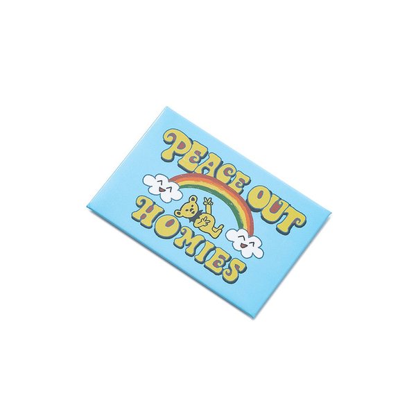 PEACE OUT HOMIES MAGNET