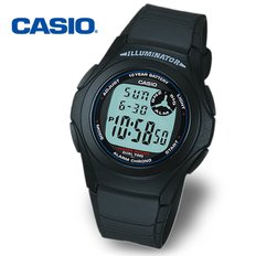 [정품] CASIO 카시오 F-200W-1A 아동시계 스포츠 전자 군인시계