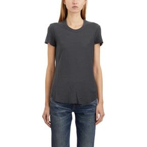 [해외배송] 제임스펄스 라이트웨이트 캐주얼 핏 라운드넥 코튼 티셔츠 IWUA3037CARBON Grey