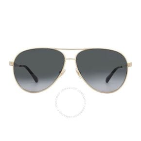 4664977 Jimmy Choo Grey Shaded Pilot Ladies Sunglasses