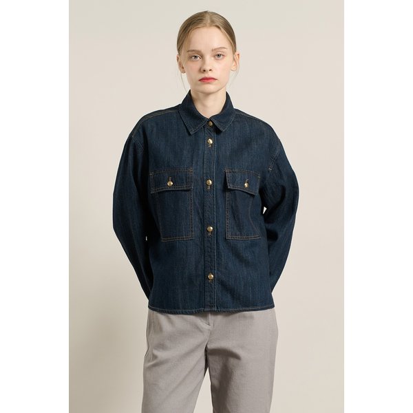 [여주점] 올앤선드리 아웃포켓 데님자켓 A5F8J155