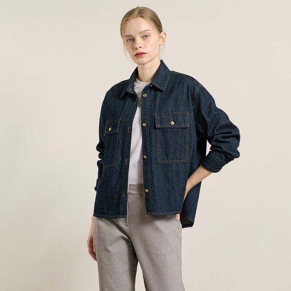 [여주점] 올앤선드리 아웃포켓 데님자켓 A5F8J155