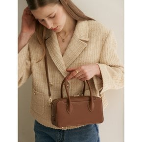 Bowling Bag Medium Tan Brown