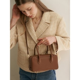 드메리엘 Bowling Bag Medium Tan Brown