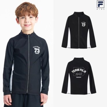 휠라키즈 [20%할인]●25 휠라키즈  Blokcore 73 집업 래시가드 (FK2RTH2A02X_BLK)