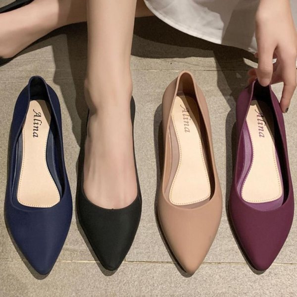 [옷자락] 여자 출근룩 대비 장마 데일리 방수 젤리슈즈