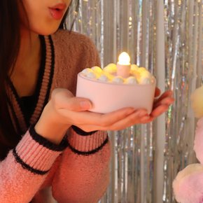촛불후 케이크 무드등 스피커 휴대용 미니 감성 인테리어 블루투스 생일 축하 노래