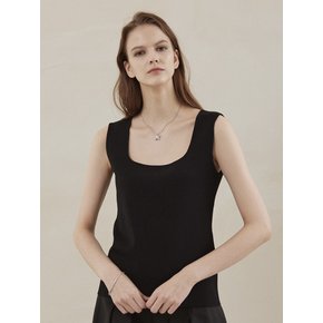 Two way Knit Top Black