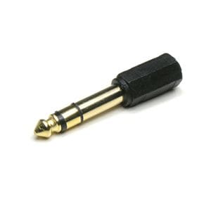 Coms 스테레오 변환젠더6.3M3.5F STStereo