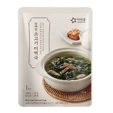  아워홈 담백한 소고기 미역국 300g x6개